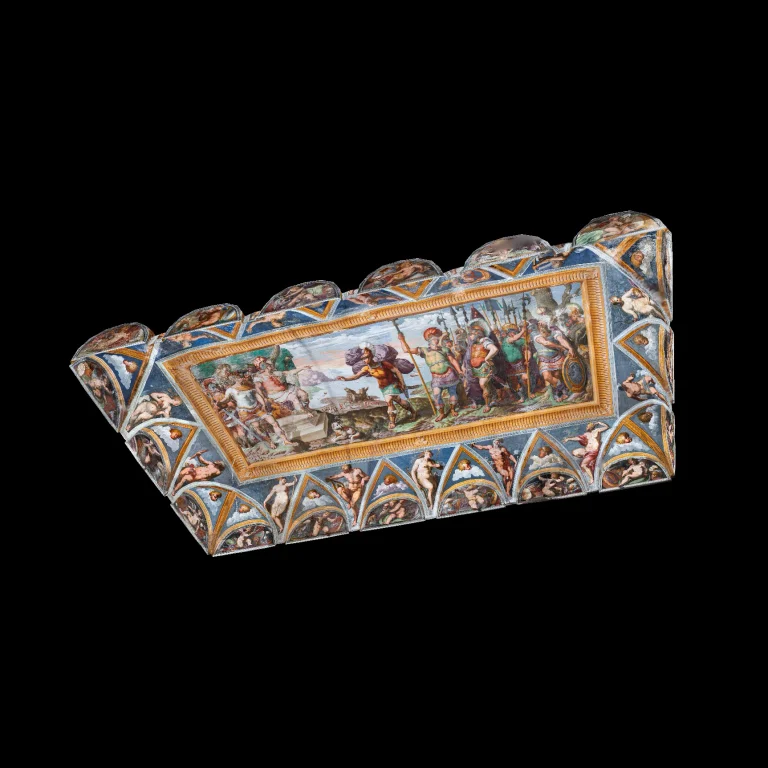 Modèle 3D photogrammétrique du plafond peint Les Argonautes